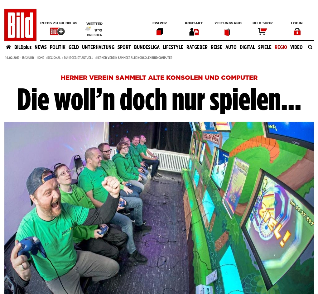 Presse - 2019-02-04 - Bild.de Die woll’n doch nur spielen