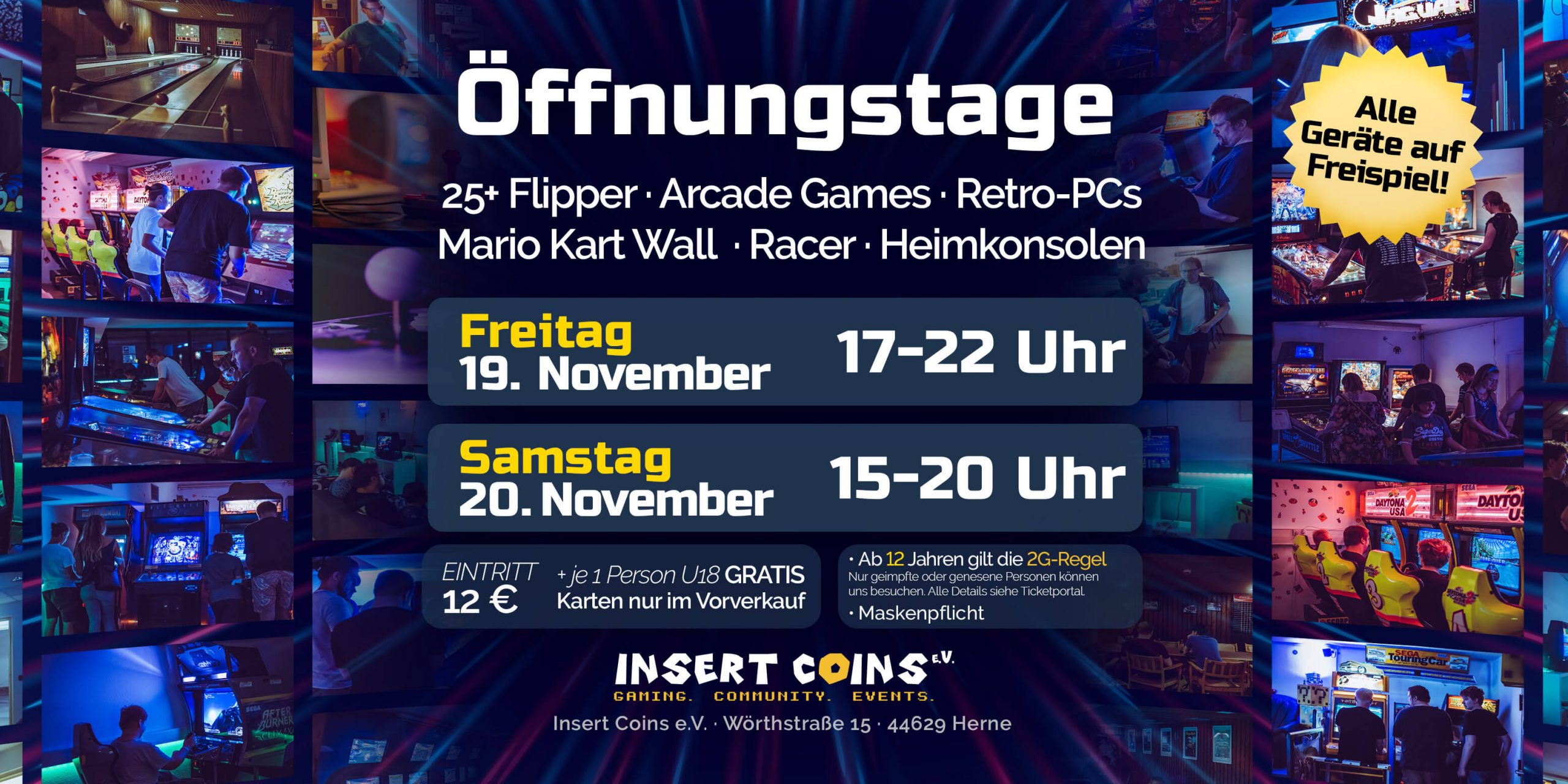 Öffnungstage am 19 & 20.11.2021